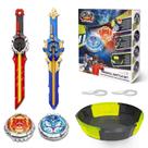 Conjunto Battle Arena Infinity Nado com Sword Launcher de 5 anos ou mais