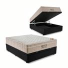 Conjunto Baú Casal Colchão Airtech Ortobom + Baú Conceito 1,38x1,88