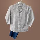 Conjunto Bebê Atenas - Conjunto Batizado e Casamento Infantil Menino Social Calça Camisa Manga Longa