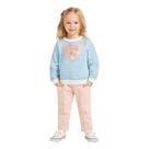 Conjunto Bebê Blusão Moletom Pelúcia Calça Legging Térmica Conjunto Bebê Blusão Moletom Pelúcia Calça Legging Térmica