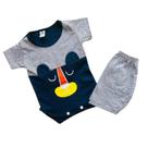 Conjunto bebê Body e Shorts menino