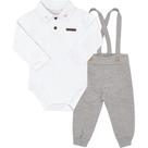 Conjunto Bebê Body Jardineira Menino Pulla Bulla Ref. 50175 Conjunto Bebê Body Jardineira Menino Pulla Bulla Ref. 50175