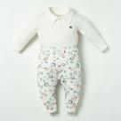 Conjunto Bebê Body Longo Polo + Calça Saruel Espacial - Hug Tamanho:GCor:Bege Conjunto Bebê Body Longo Polo + Calça Saruel Espacial - Hug Tamanho:GCor:Bege