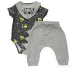 Conjunto Bebê Body Manga Curto + Calça + Bandana - Hug