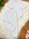 Conjunto Bebê Body Suedine + Calça vira-pé