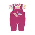 Conjunto Bebê Butterfly Jardineira Longa com Body - Batistela Baby