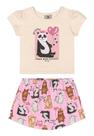 Conjunto Bebê com Estampa de Panda Quimby Conjunto Bebê com Estampa de Panda Quimby