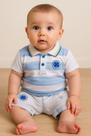 Conjunto Bebê Cruzeiro Camisa e Bermuda Oficial Revedor