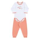 Conjunto Bebê Dedeka Body ML Modal Laranja - 25024