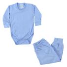 Conjunto Bebê Di Grassi Body e Calça Térmico Azul claro 1856