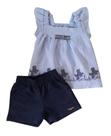 Conjunto Bebê Feminino Blusa MC + Shorts Angerô Conjunto Bebê Feminino Blusa MC + Shorts Angerô
