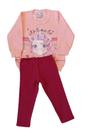 Conjunto Bebê Feminino Blusão ML + Legging Kely & Kety