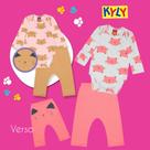 Conjunto Bebê Feminino Body Cotton + Calça Moletom Pelúciado Gatinha Kyly Conjunto Bebê Feminino Body Cotton + Calça Moletom Pelúciado Gatinha Kyly