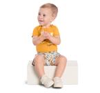 Conjunto Bebê Feminino Body Cotton Short em Malha Kyly