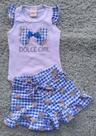 Conjunto Bebê Feminino Body Dolce Girl + Shorts Margaridas Alekids Conjunto Bebê Feminino Body Dolce Girl + Shorts Margaridas Alekids