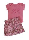 Conjunto Bebê Feminino Body MC + Saia Oncinha Kely & Kety Conjunto Bebê Feminino Body MC + Saia Oncinha Kely & Kety