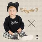Conjunto Bebê Feminino Casaco em Soft e Legging em Molicottom Angerô Conjunto Bebê Feminino Casaco em Soft e Legging em Molicottom Angerô