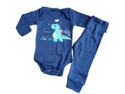 Conjunto Bebê Infantil Body Com Mijão Moda Menino Menina