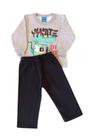 Conjunto Bebê Masculino Blusão ML + Calça WRK Conjunto Bebê Masculino Blusão ML + Calça WRK