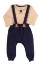 Conjunto Bebê Masculino Body ML + Calça Saruel Tile Baby