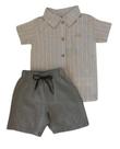 Conjunto Bebê Masculino Camisa MC e Bermuda Angerô Conjunto Bebê Masculino Camisa MC e Bermuda Angerô