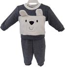 Conjunto Bebê Masculino Longo Bordado Chuquinha Baby Rf 2908 Conjunto Bebê Masculino Longo Bordado Chuquinha Baby Rf 2908