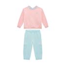 Conjunto Bebê Menina Blusa/Calça Moletom Rosa somnii