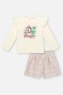 Conjunto Bebê Menina Blusa E Short Magic Verde Mundo Cinti Conjunto Bebê Menina Blusa E Short Magic Verde Mundo Cinti