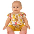 Conjunto Bebê Menina Blusa e Shorts Algodão Kyly