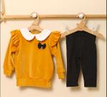 Conjunto Bebê Menina Blusa Plush Legging Térmico Lessa B9259