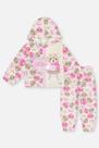 Conjunto Bebê Menina Blusão E Calça Ursinho Rosa Mundo Cinti