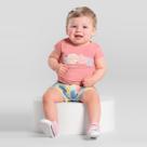 Conjunto bebê menina floral Brandili Baby