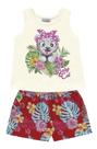 Conjunto bebê menina gatinha