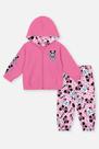 Conjunto Bebê Menina Jaqueta E Calça Panda Rosa Mundo Cinti