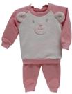 Conjunto Bebê Menina Moletinho Blusa Calça Paraiso Rf 14678