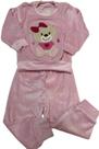 Conjunto Bebê Menina Pelo Bordado Inverno Lessa Kids B8888
