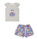 Conjunto Bebê Menina Regata Verão Pulla Bulla Ref. 39119