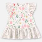 Conjunto Bebê Menina Vestido/Calcinha Horta e Bichos Up Baby
