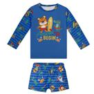 Conjunto Bebê Menino BGR Malha Splash UV50+ Camiseta Safari Tamanho:GCor:Igual da foto