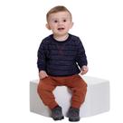 Conjunto Bebê Menino Blusa Moletom Bangkok e Calça Moletom sem Felpa marinho - Alakazoo Conjunto Bebê Menino Blusa Moletom Bangkok e Calça Moletom sem Felpa marinho - Alakazoo