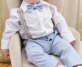 Conjunto bebe menino com suspensório