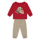 Conjunto bebê menino de pinguim Brandili Baby