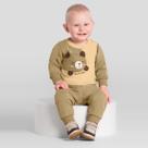 Conjunto bebê menino de ursinho Brandili Baby