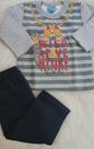 Conjunto bebê menino Gbb moletom