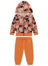 Conjunto Bebe Menino Jaqueta De Capuz Dinossauros Marlan