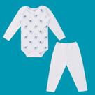 Conjunto Bebê Menino JunkesBaby Canelado Body Estampado e Ca Tamanho: RNCor:Igual da foto Conjunto Bebê Menino JunkesBaby Canelado Body Estampado e Ca Tamanho: RNCor:Igual da foto