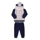 Conjunto Bebê Menino Paraiso C/ Jaqueta Dupla Inverno 14659