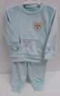 Conjunto Bebê Menino Plush Bordado Inverno Lessa Kids B9297 -