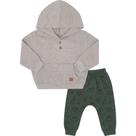 Conjunto Bebê Moletinho Capuz Menino Pulla Bulla Ref. 50170