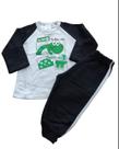 Conjunto bebe moletom simples dia a dia creche pijama 5571